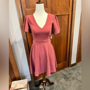 Cute strap back dress